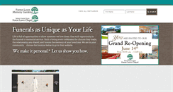 Desktop Screenshot of forestlawnmemorygardens.com
